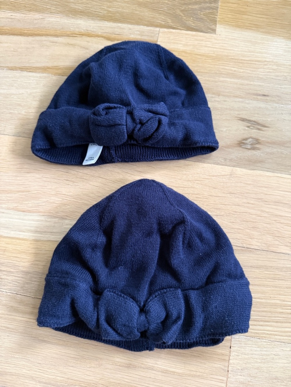 Two Janie & Jack Knit Hats